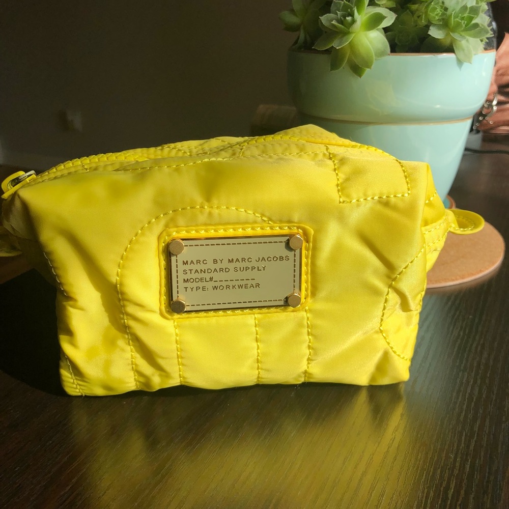 Marc Jacobs Neon Yellow Pouch